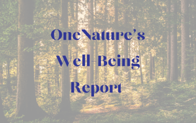 OneNature’s Well-Being Report