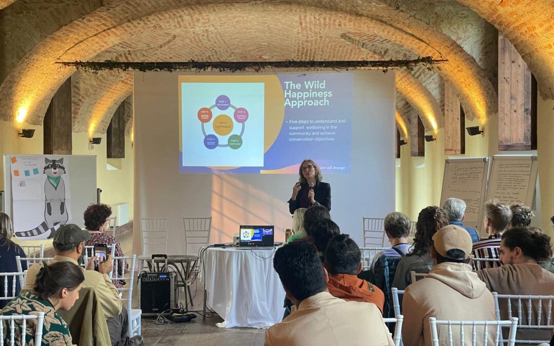 Beth speaking at IWCN Conference, Italy, October 2024