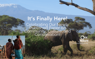 It’s Finally Here: Celebrating Our Newly Published Paper on Community, Culture, and Conservation!