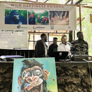 Preparing for a Wild Happiness Rwanda workshop at Red Rocks. Pic: Beth Allgood