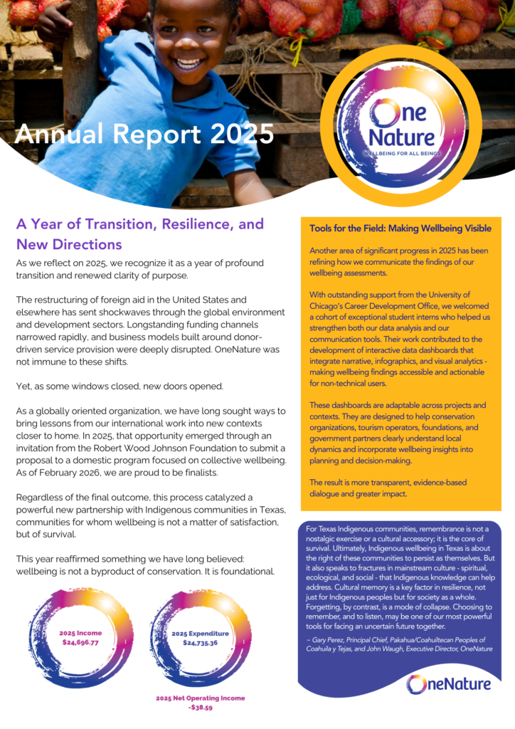 OneNature 2025 Annual Report